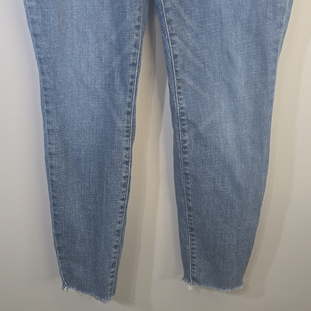 Lucky BRAND JEANS women's Size 8  Blue Ankle High Rise Skinny Bridgette Boho - Picture 9 of 16